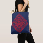 Wonder Woman Amazonian Symbol Tote Bag (Dichtbij)