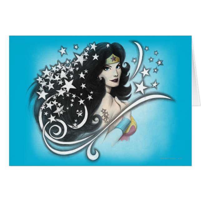 Wonder Woman and Stars (Voorkant Horizontaal)