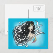 Wonder Woman and Stars Briefkaart (Voorkant / Achterkant)
