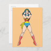 Wonder Woman Arms Crossed Briefkaart (Voorkant / Achterkant)