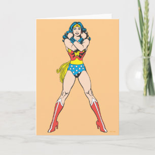 Wonder Woman Arms Crossed Kaart