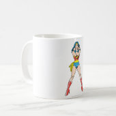 Wonder Woman Arms Crossed Koffiemok (Voorkant links)