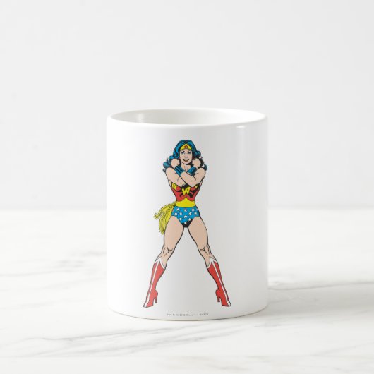 Wonder Woman Arms Crossed Koffiemok (Center)