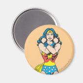 Wonder Woman Arms Crossed Magneet (Voorkant / Achterkant)