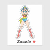 Wonder Woman Arms Crossed Sticker (Vel)