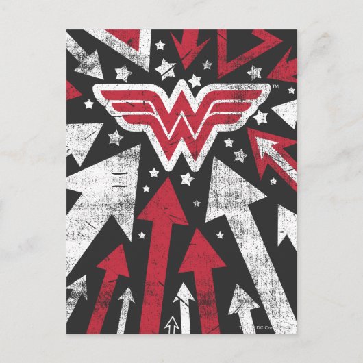 Wonder Woman Arrows Briefkaart (Voorkant)