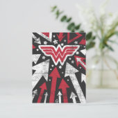 Wonder Woman Arrows Briefkaart (Staand voorkant)
