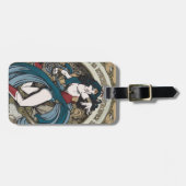 Wonder-Woman Art Nieuw Panel Panel Bagagelabel (Voorkant horizontaal)