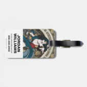 Wonder-Woman Art Nieuw Panel Panel Bagagelabel (Achterkant horizontaal)