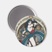 Wonder-Woman Art Nieuw Panel Panel Magneet (Voorkant / Achterkant)