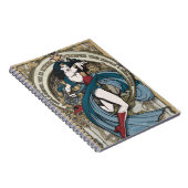 Wonder-Woman Art Nieuw Panel Panel Notitieboek (Rechterzijde)