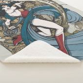Wonder-Woman Art Nieuw Panel Panel Sherpa Deken (3/4)