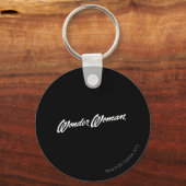 Wonder Woman B&W Logo 1 Sleutelhanger (Voorkant)