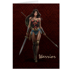 Wonder Woman Battle Ready Comic Art