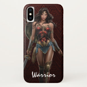 Wonder Woman Battle Ready Comic Art Case-Mate iPhone Case