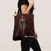 Wonder Woman Battle Ready Comic Art Tote Bag (Dichtbij)