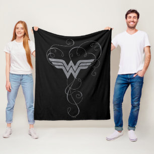 Wonder Woman Beauty Bliss Logo Fleece Deken