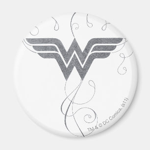 Wonder Woman   Beauty Bliss Logo Magneet