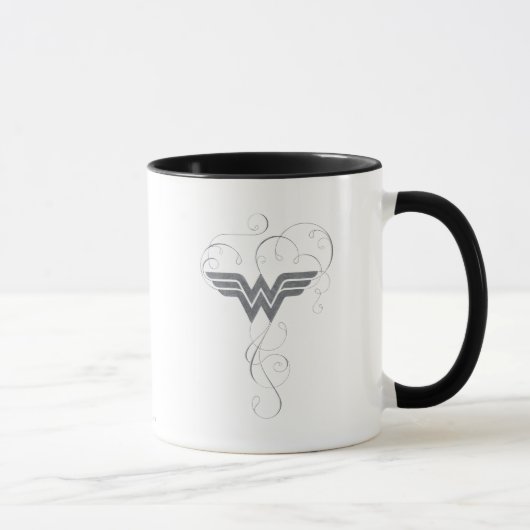 Wonder Woman | Beauty Bliss Logo Mok (Rechts)