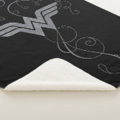 Wonder Woman | Beauty Bliss Logo Sherpa Deken (3/4)