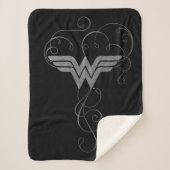 Wonder Woman | Beauty Bliss Logo Sherpa Deken (Voorkant)