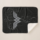 Wonder Woman | Beauty Bliss Logo Sherpa Deken (Voorkant (horizontaal))