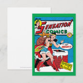 Wonder Woman bezorgt speelgoed Kaart (Voorkant / Achterkant)