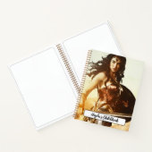 Wonder Woman bij Sunset Drawing Notitieboek (Binnen)