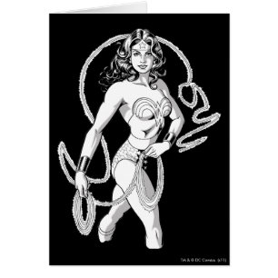 Wonder Woman Black & White Fighter