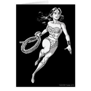 Wonder Woman Black & White Lasso