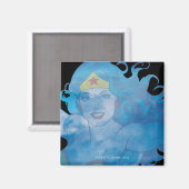 Wonder Woman Blue Sky Silhouette Magneet (Voorkant / Achterkant)