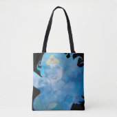 Wonder Woman Blue Sky Silhouette Tote Bag (Voorkant)