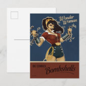 Wonder Woman Bombshell Briefkaart (Voorkant / Achterkant)