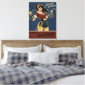 Wonder Woman Bombshell Canvas Afdruk (Insitu (Slaapkamer))