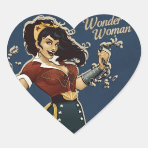 Wonder Woman Bombshell Hart Sticker