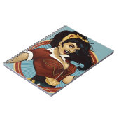 Wonder Woman Bombshell Name Graphic Notitieboek (Linkerzijde)