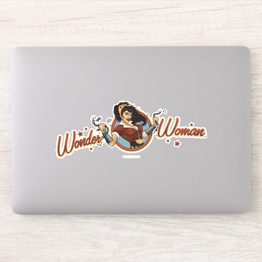 Wonder Woman Bombshell Name Graphic Sticker (Computer)