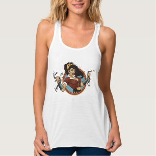 Wonder Woman Bombshell Name Graphic Tanktop