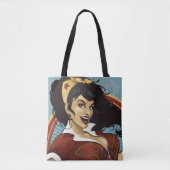 Wonder Woman Bombshell Name Graphic Tote Bag (Voorkant)
