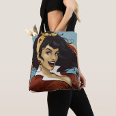 Wonder Woman Bombshell Name Graphic Tote Bag (Dichtbij)