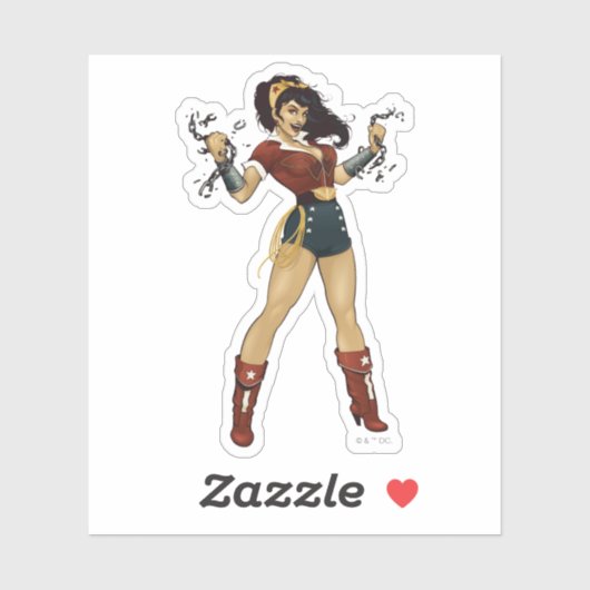 Wonder Woman Bombshell Sticker (Vel)