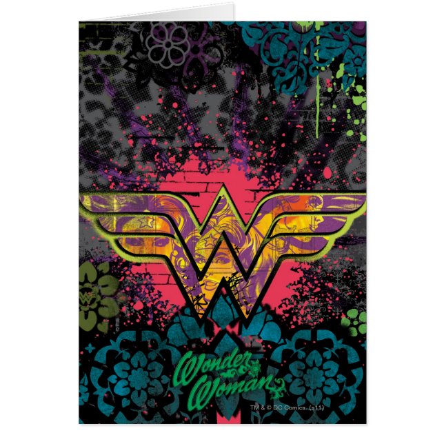 Wonder Woman Brick Wall Collage (Voorkant)