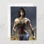 Wonder Woman Briefkaart (Voorkant / Achterkant)