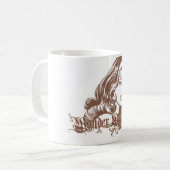 Wonder Woman Brown Koffiemok (Voorkant links)