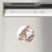 Wonder Woman Brown Magneet (Insitu (Vaatwasser))