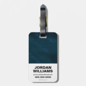 Wonder Woman Brushed Gold Symbol Bagagelabel (Achterkant verticaal)