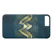 Wonder Woman Brushed Gold Symbol Case-Mate iPhone Case (Achterkant (Horizontaal))