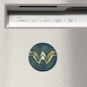 Wonder Woman Brushed Gold Symbol Magneet (Insitu (Vaatwasser))