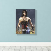 Wonder Woman Canvas Afdruk (Insitu (Houten vloer))
