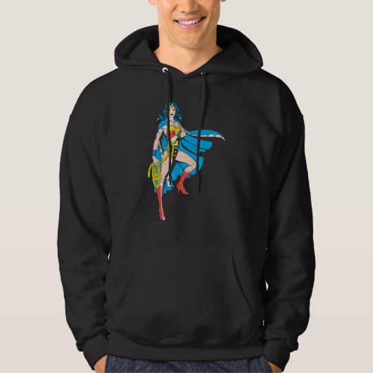 Wonder Woman Cape Hoodie (Voorkant)